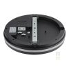 Kültéri IP védett LED mennyezeti lámpa 30W 3000lm CCT(állítható színhőmérséklet) IP65, Fekete