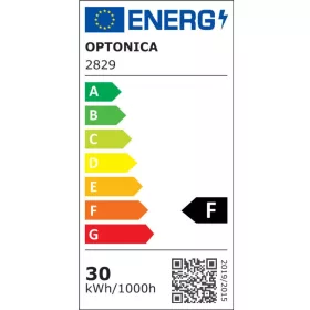 Masszív, 30W-os, fekete, IP65 vízálló kültéri LED plafonlámpa