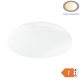 CCT LED Mennyezeti Lámpa 18W 1550lm Kristály Effekttel – Változtatható Színhőmérsékletű, Kerek, Ø33,5cm