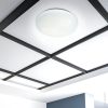 CCT LED Mennyezeti Lámpa 18W 1550lm Kristály Effekttel – Változtatható Színhőmérsékletű, Kerek, Ø33,5cm