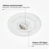 CCT LED Mennyezeti Lámpa 24W 1990lm – Változtatható Színhőmérsékletű, Kerek, Matt Bura Ø38,5cm