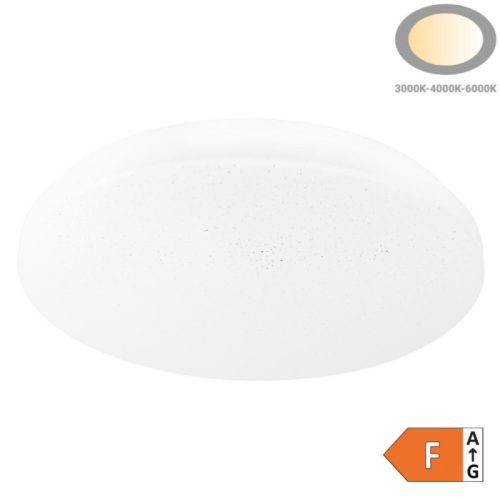 CCT LED Mennyezeti Lámpa 24W 1990lm – Változtatható Színhőmérsékletű, Kerek, Matt Bura Ø38,5cm