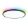 Állítható színhőmérsékletű mennyezeti lámpa RGB háttérfénnyel 24W 42cm 1920lm fekete