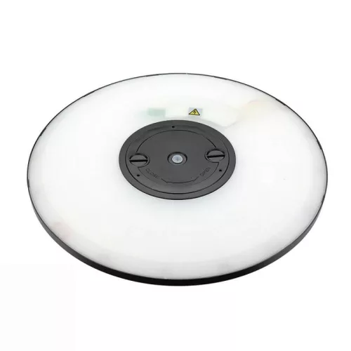 Állítható színhőmérsékletű mennyezeti lámpa RGB háttérfénnyel 24W 42cm 1920lm fekete