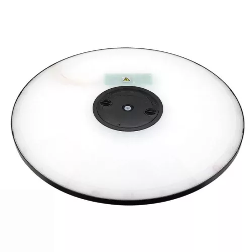 Állítható színhőmérsékletű mennyezeti lámpa RGB háttérfénnyel 32W 54cm 2560lm fekete