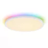 Állítható színhőmérsékletű mennyezeti lámpa RGB háttérfénnyel 18W 29cm 1440lm fehér
