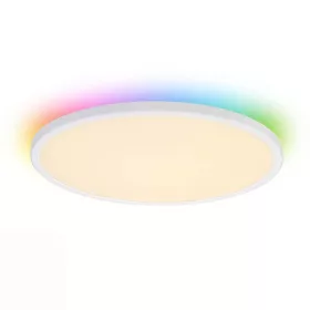   Állítható színhőmérsékletű mennyezeti lámpa RGB háttérfénnyel 32W 54cm 2560lm fehér