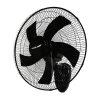 Eurolamp Fali Ventilátor – Φ50cm, 60W, 3 Sebesség, Fekete