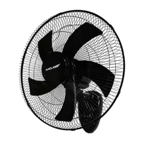   Eurolamp Fali Ventilátor – Φ50cm, 60W, 3 Sebesség, Fekete