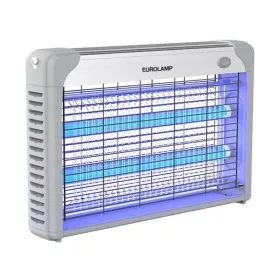 Ezüst színű 20W-os elektromos UV fénycsöves rovarcsapda és szúnyogirtó lámpa