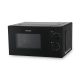 Eurolamp 20 literes fekete mikrohullámú sütő mechanikus tekerőgombokkal és 700W teljesítménnyel