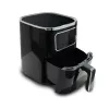 Eurolamp 5 literes fekete meleglevegős fritőz (Air Fryer) 1400W teljesítménnyel