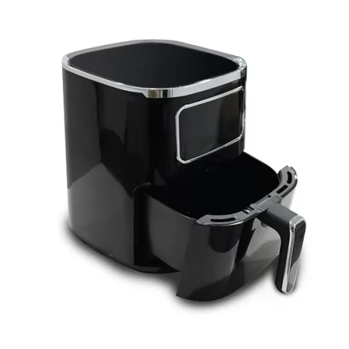 Eurolamp 5 literes fekete meleglevegős fritőz (Air Fryer) 1400W teljesítménnyel