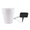 Napelemes Világító Virágcserép 19cm LED
