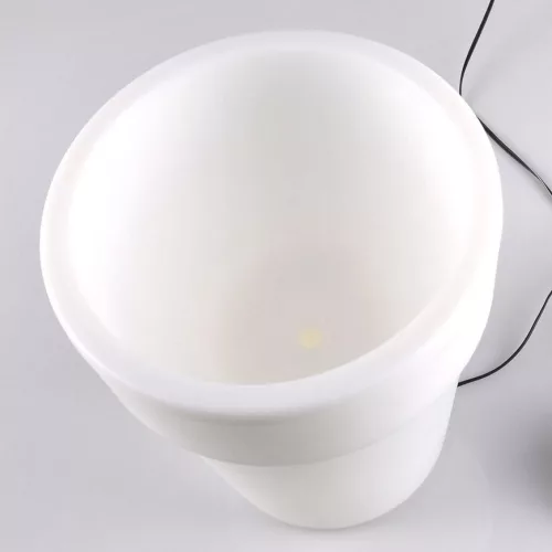 Napelemes Világító Virágcserép 19cm LED
