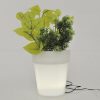 Napelemes Világító Virágcserép 19cm LED