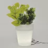 Napelemes Világító Virágcserép 19cm LED