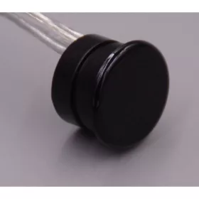   Bútorlapba süllyeszthető érintős dimmer 3A 12/24V kerek fekete