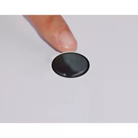   Bútorlapba süllyeszthető érintős dimmer 3A 12/24V kerek fekete