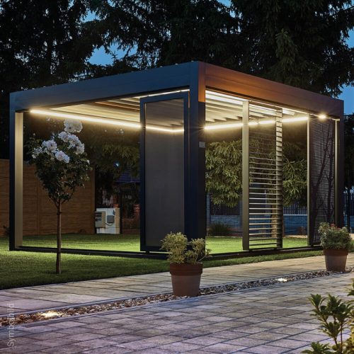 Prémium kültéri LED szalag 12V 196 LED/m 20W/m 2100lm/m természetes fehér