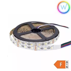   Prémium RGB+Hideg fehér LED szalag 12V 60 LED/m 16W/m 3 év garancia