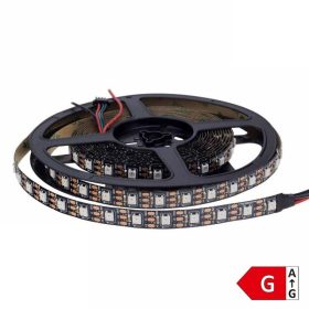   Digitális LED szalag 16W 5V 60LED/m 60 pixel DRGB (színes futófény)