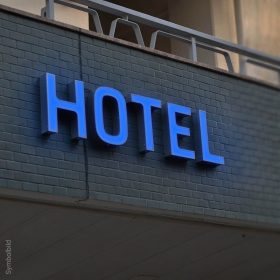 Vízálló 12V-os Optonica LED modul 3 lencsés SMD LED-del kék színben