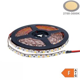   Hajlítható Zig-Zag LED szalag, 12V, 7,2W/m, 60 LED/m, 3000K, IP20