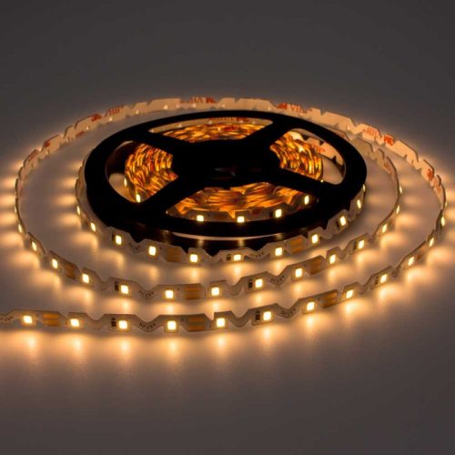 Kültéri Hajlítható Zig-Zag LED szalag, 12V, 7,2W/m, 60 LED/m, 3000K, IP65