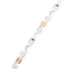 Kültéri Hajlítható Zig-Zag LED szalag, 12V, 7,2W/m, 60 LED/m, Kék, IP65