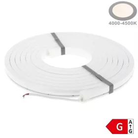   Flex Neon LED szalag 24V 10W/m 140LED/m 5 méter Természetes fehér