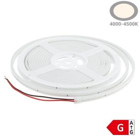 Optonica LED Neon Flex Slim szalag, 5 méteres, természetes fehér színű, rugalmas, IP20 védettséggel