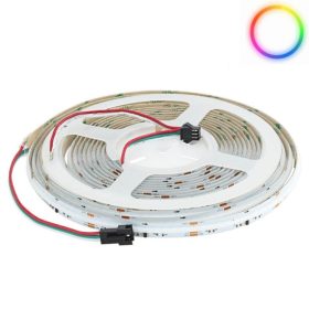 Optonica COB Magic RGB LED szalag, 5 méteres, 16W/m teljesítménnyel, címezhető (Magic) effektekkel és homogén fénnyel.