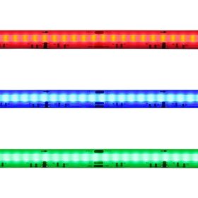 Optonica COB Magic RGB LED szalag, 5 méteres, 16W/m teljesítménnyel, címezhető (Magic) effektekkel és homogén fénnyel.