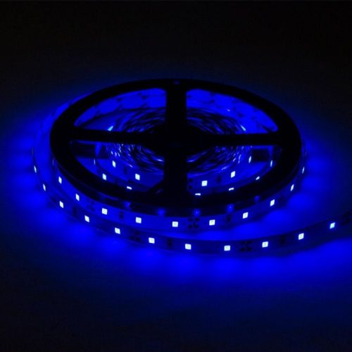Optonica kék LED szalag 12V 60LED/m 4,8W/m beltéri