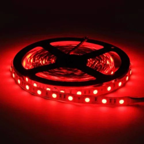 Optonica piros LED szalag 12V 60LED/m 14,4W/m 5050 beltéri