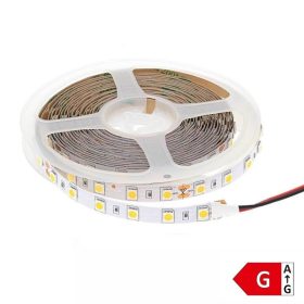   Optonica 24V LED szalag beltéri 60LED/m 14,4W/m 600lm/m meleg fehér
