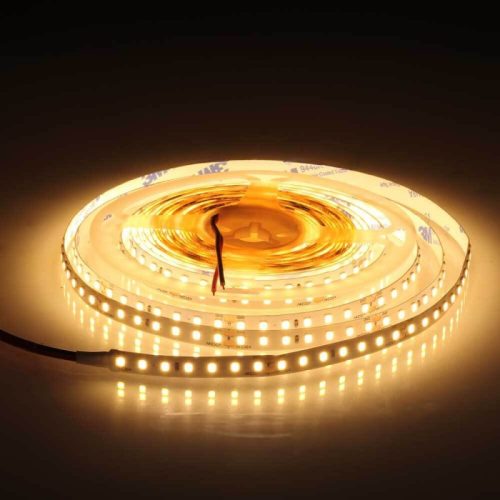 High Lumen LED szalag 126LED/m 10W/m 24V 2835 meleg fehér IP20
