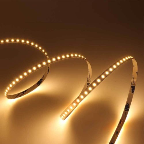 High Lumen LED szalag 126LED/m 10W/m 24V 2835 meleg fehér IP20