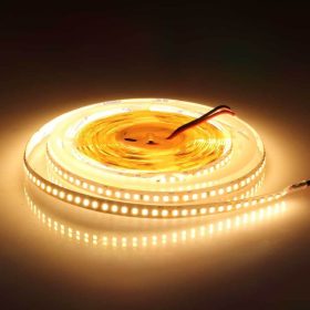 High Lumen LED szalag 126LED/m 10W/m 24V 2835 meleg fehér IP20