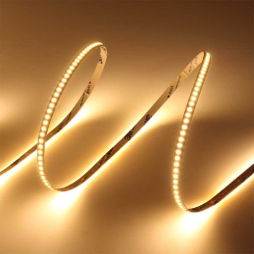 High Lumen LED szalag 126LED/m 10W/m 24V 2835 meleg fehér IP20