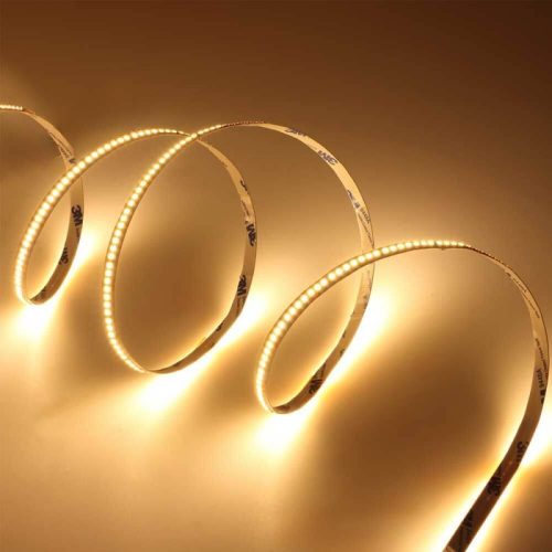 High Lumen LED szalag 238 LED/m 18W/m 24V 2835 meleg fehér IP20