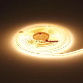 Mini COB LED szalag 5mm 10W 1000lm 24V 3000K meleg fehér