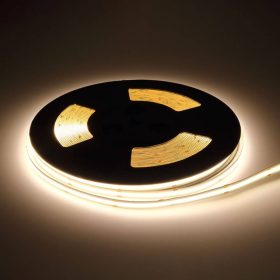 25 méteres tekercs 48V COB LED szalag, természetes fehér fénnyel