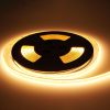 25 méteres tekercs 48V COB LED szalag, meleg fehér fénnyel