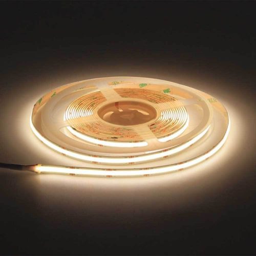 Optonica prémium COB LED szalag beltéri 24V 12W/m 1100lm/m 512 LED/m 4000K CRI90+