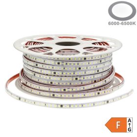   Kültéri LED szalag 230V 120 LED/m 9W/m 900lm/m Hideg fehér