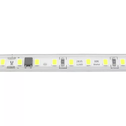 Kültéri LED szalag 230V 120 LED/m 9W/m 900lm/m Hideg fehér