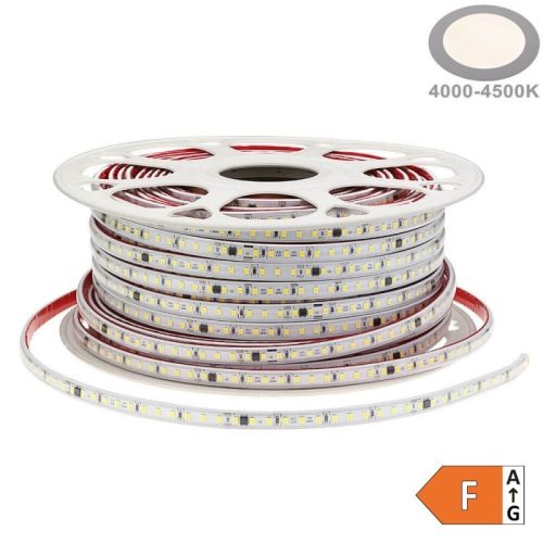 Kültéri LED szalag 230V 120 LED/m 9W/m 900lm/m Természetes fehér