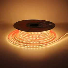   Kültéri LED szalag 230V 120 LED/m 9W/m 900lm/m Meleg fehér